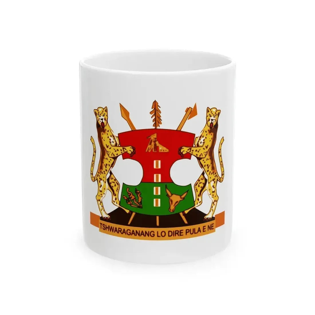 Coat of arms of Bophuthatswana - White Coffee Mug 11oz - Go Mug Yourself