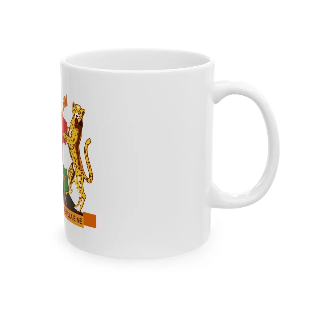 Coat of arms of Bophuthatswana - White Coffee Mug-Go Mug Yourself