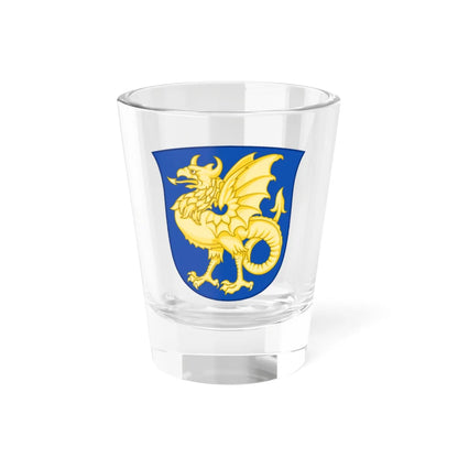 Coat of arms of Bornholm (Denmark) (Coat of Arms) Shot Glass 1.5oz 1.5oz - Go Mug Yourself