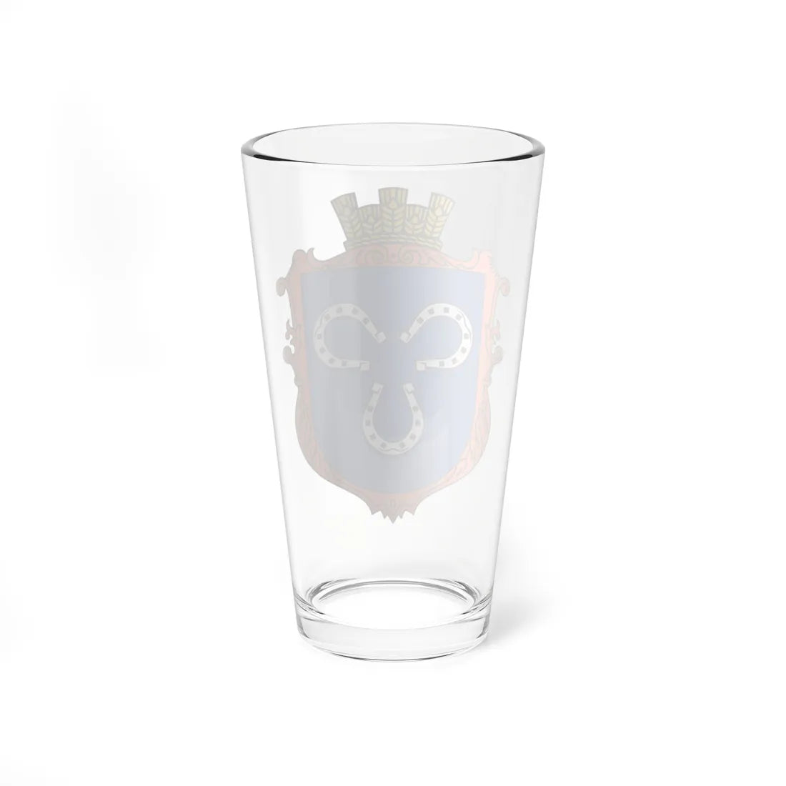 Coat of Arms of Borshevychi (Ukraine) (Coat of Arms) Pint Glass 16oz - Go Mug Yourself