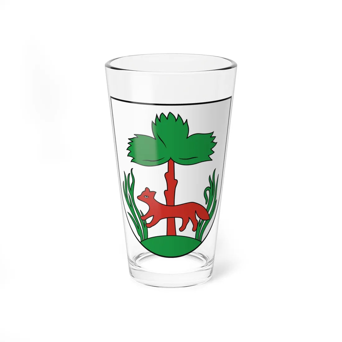 Coat of Arms of Borský Mikuláš (Slovakia) (Coat of Arms) Pint Glass 16oz 16oz - Go Mug Yourself