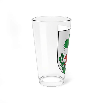 Coat of Arms of Borský Mikuláš (Slovakia) (Coat of Arms) Pint Glass 16oz - Go Mug Yourself