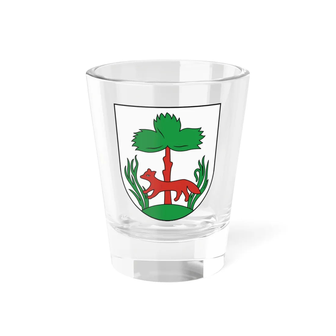 Coat of Arms of Borský Mikuláš (Slovakia) (Coat of Arms) Shot Glass 1.5oz 1.5oz - Go Mug Yourself