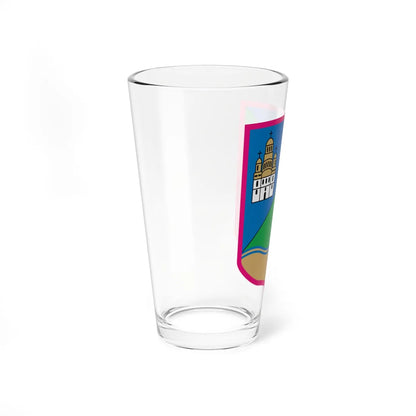 Coat of Arms of Borzna raion (Ukraine) (Coat of Arms) Pint Glass 16oz - Go Mug Yourself