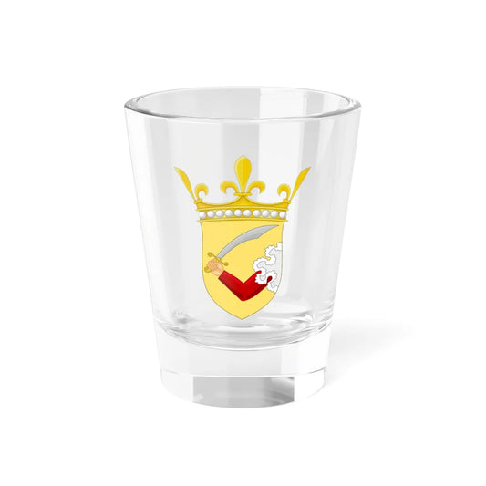 Coat of arms of Bosnia and Herzegovina 1889-1918 (Austria) (Coat of Arms) Shot Glass 1.5oz 1.5oz - Go Mug Yourself
