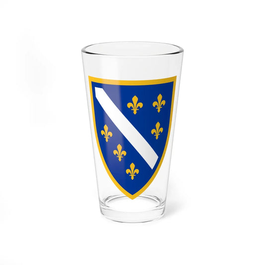 Coat of arms of Bosnia and Herzegovina 1992-1998 (Bosnia and Herzegovina) (Coat of Arms) Pint Glass 16oz 16oz - Go Mug Yourself