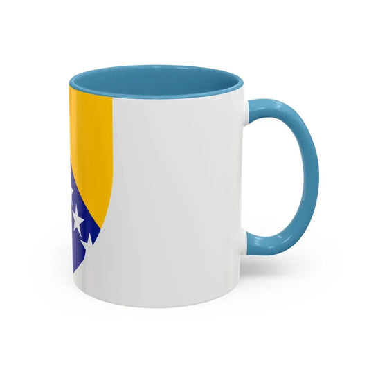 Coat of arms of Bosnia and Herzegovina - Accent Coffee Mug - Go Mug Yourself
