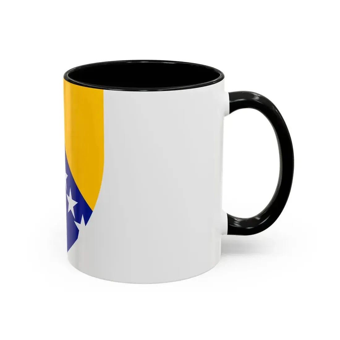 Coat of arms of Bosnia and Herzegovina - Accent Coffee Mug - Go Mug Yourself