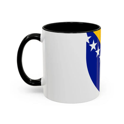 Coat of arms of Bosnia and Herzegovina - Accent Coffee Mug - Go Mug Yourself