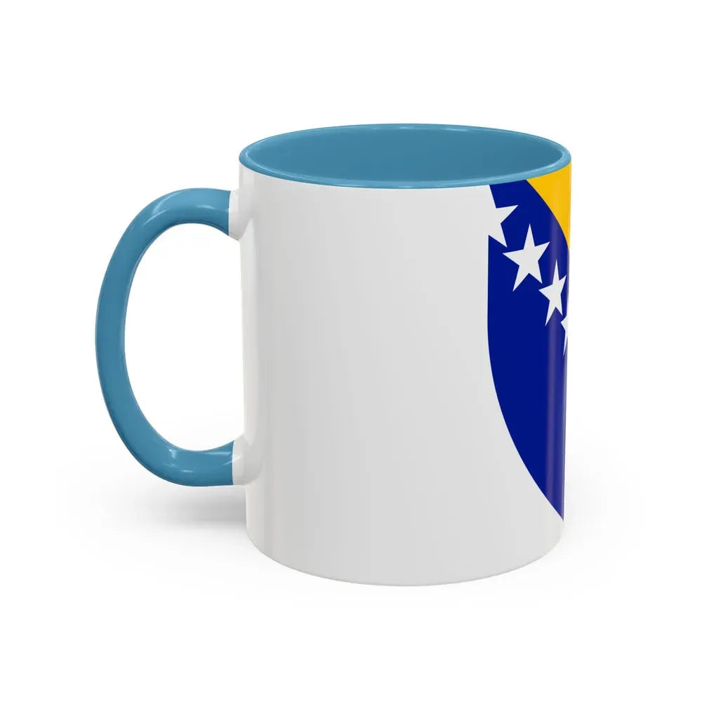 Coat of arms of Bosnia and Herzegovina - Accent Coffee Mug - Go Mug Yourself