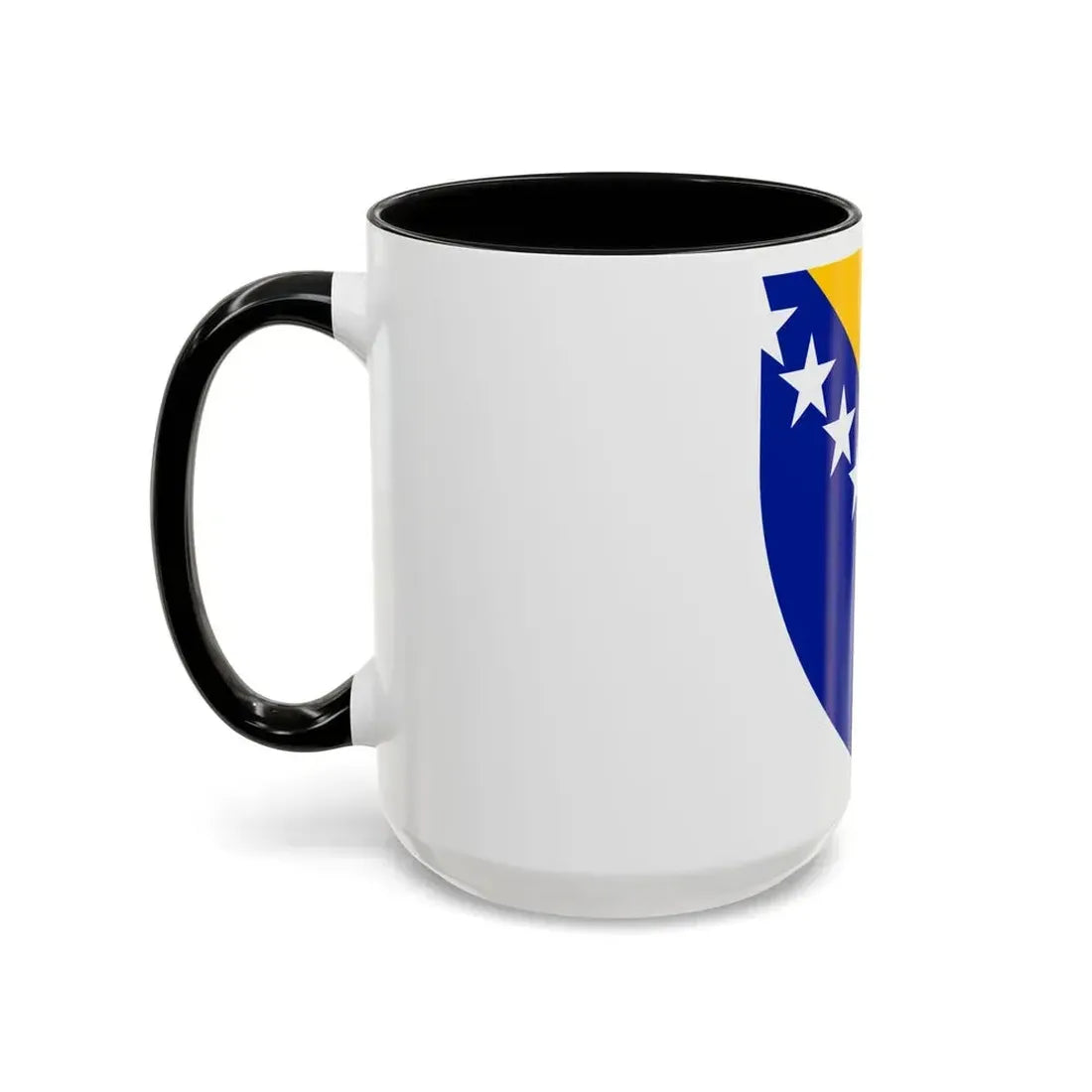 Coat of arms of Bosnia and Herzegovina - Accent Coffee Mug - Go Mug Yourself