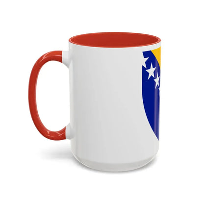 Coat of arms of Bosnia and Herzegovina - Accent Coffee Mug - Go Mug Yourself