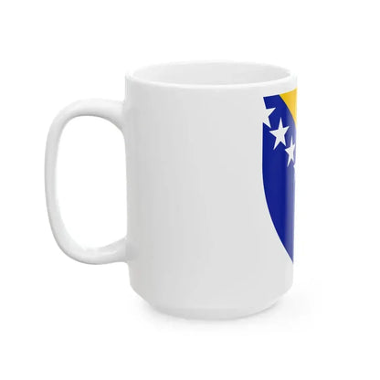 Coat of arms of Bosnia and Herzegovina - White Coffee Mug - Go Mug Yourself