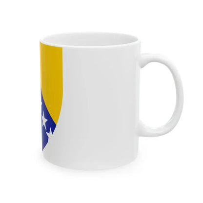 Coat of arms of Bosnia and Herzegovina - White Coffee Mug - Go Mug Yourself