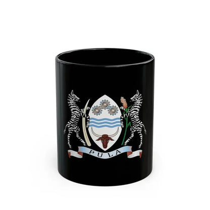 Coat of arms of Botswana - Black Coffee Mug 11oz - Go Mug Yourself