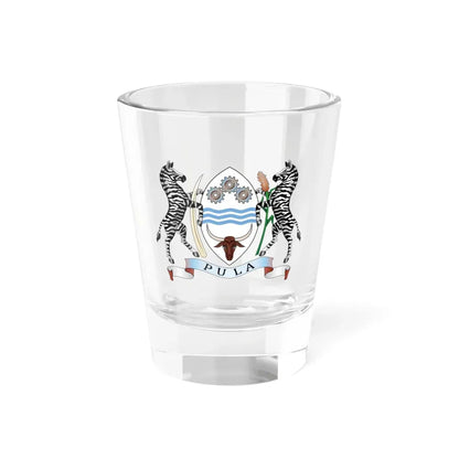Coat of arms of Botswana - Shot Glass 1.5oz 1.5oz - Go Mug Yourself