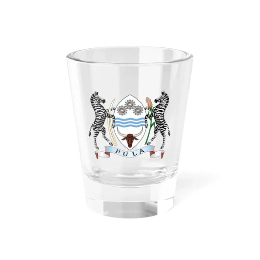 Coat of arms of Botswana - Shot Glass 1.5oz 1.5oz - Go Mug Yourself