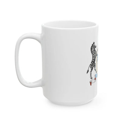 Coat of arms of Botswana - White Coffee Mug-Go Mug Yourself