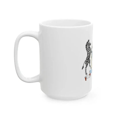 Coat of arms of Botswana - White Coffee Mug - Go Mug Yourself