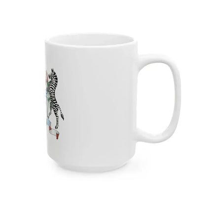 Coat of arms of Botswana - White Coffee Mug - Go Mug Yourself