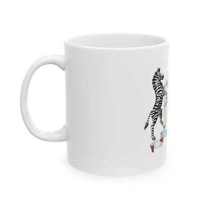 Coat of arms of Botswana - White Coffee Mug - Go Mug Yourself