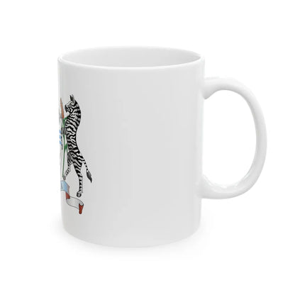 Coat of arms of Botswana - White Coffee Mug-Go Mug Yourself