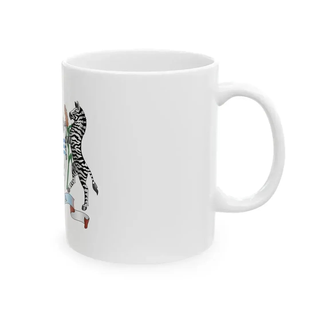Coat of arms of Botswana - White Coffee Mug - Go Mug Yourself