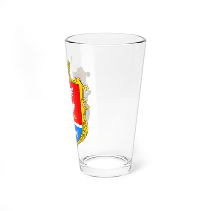 Coat of arms of Bovtishka (Ukraine) (Coat of Arms) Pint Glass 16oz - Go Mug Yourself