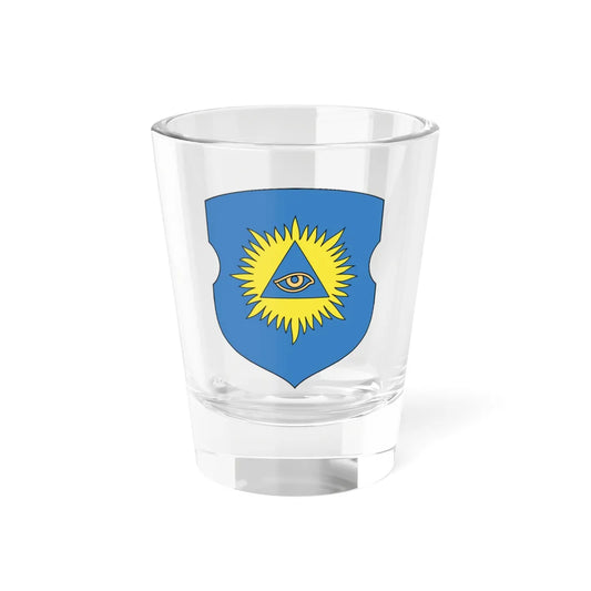 Coat of Arms of Brasłaŭ Belarus (Belarus) (Coat of Arms) Shot Glass 1.5oz 1.5oz - Go Mug Yourself