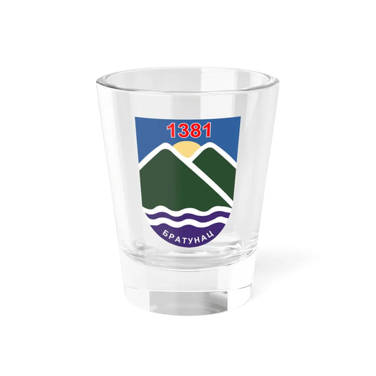 Coat of arms of Bratunac (Bosnia and Herzegovina) (Coat of Arms) Shot Glass 1.5oz 1.5oz - Go Mug Yourself