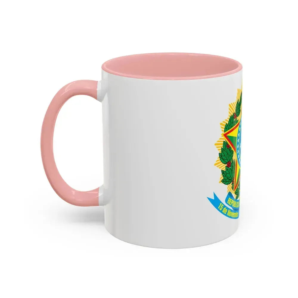 Coat of arms of Brazil - Accent Coffee Mug - Go Mug Yourself