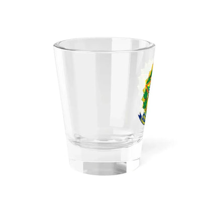 Coat of arms of Brazil (dark blue) - Shot Glass 1.5oz - Go Mug Yourself
