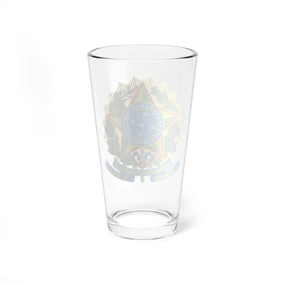 Coat of arms of Brazil - Pint Glass 16oz-Go Mug Yourself