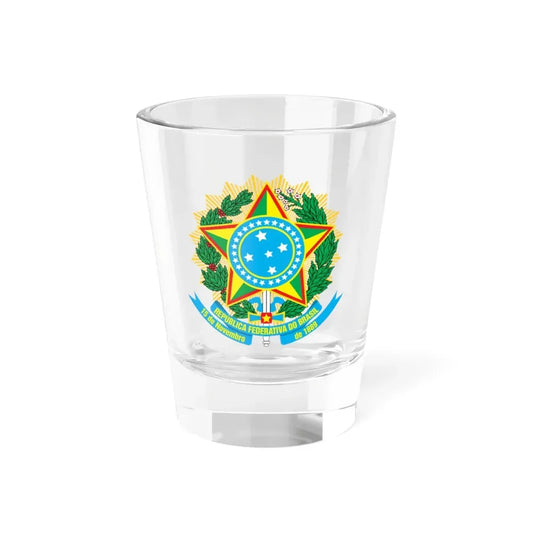 Coat of arms of Brazil - Shot Glass 1.5oz 1.5oz - Go Mug Yourself