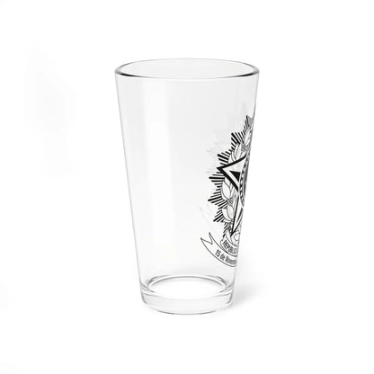 Coat of arms of Brazil variant BW from STF (Brazil) (Coat of Arms) Pint Glass 16oz - Go Mug Yourself