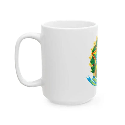 Coat of arms of Brazil - White Coffee Mug - Go Mug Yourself