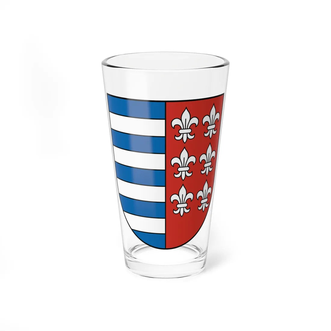 Coat of Arms of Brezno (Slovakia) (Coat of Arms) Pint Glass 16oz 16oz - Go Mug Yourself