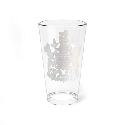 Coat of arms of British Columbia (Canada) (Coat of Arms) Pint Glass 16oz - Go Mug Yourself