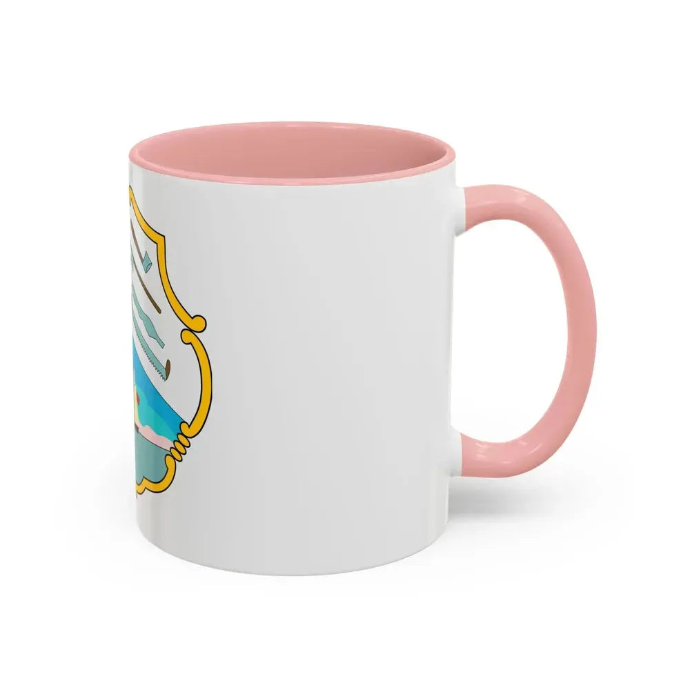Coat of arms of British Honduras (1819-1907) - Accent Coffee Mug - Go Mug Yourself