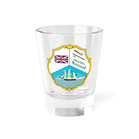 Coat of arms of British Honduras 1819-1907 (Belize) (Coat of Arms) Shot Glass 1.5oz 1.5oz - Go Mug Yourself
