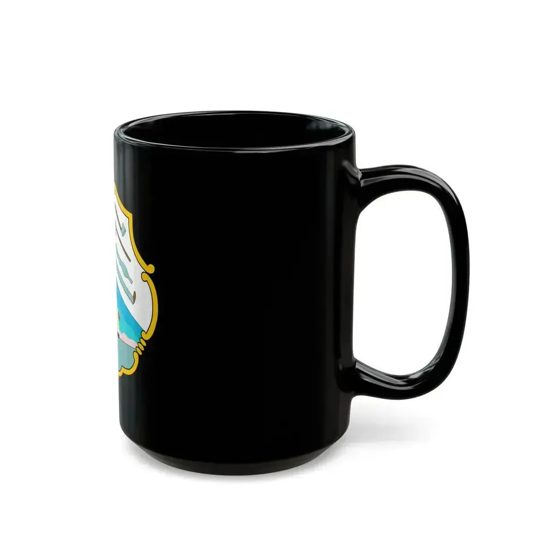 Coat of arms of British Honduras (1819-1907) - Black Coffee Mug - Go Mug Yourself
