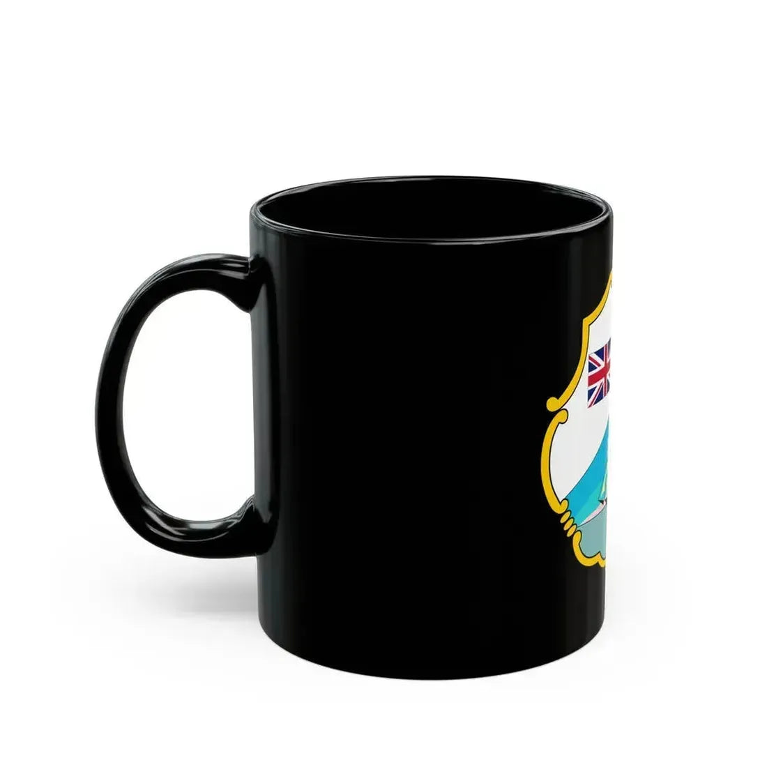 Coat of arms of British Honduras (1819-1907) - Black Coffee Mug - Go Mug Yourself