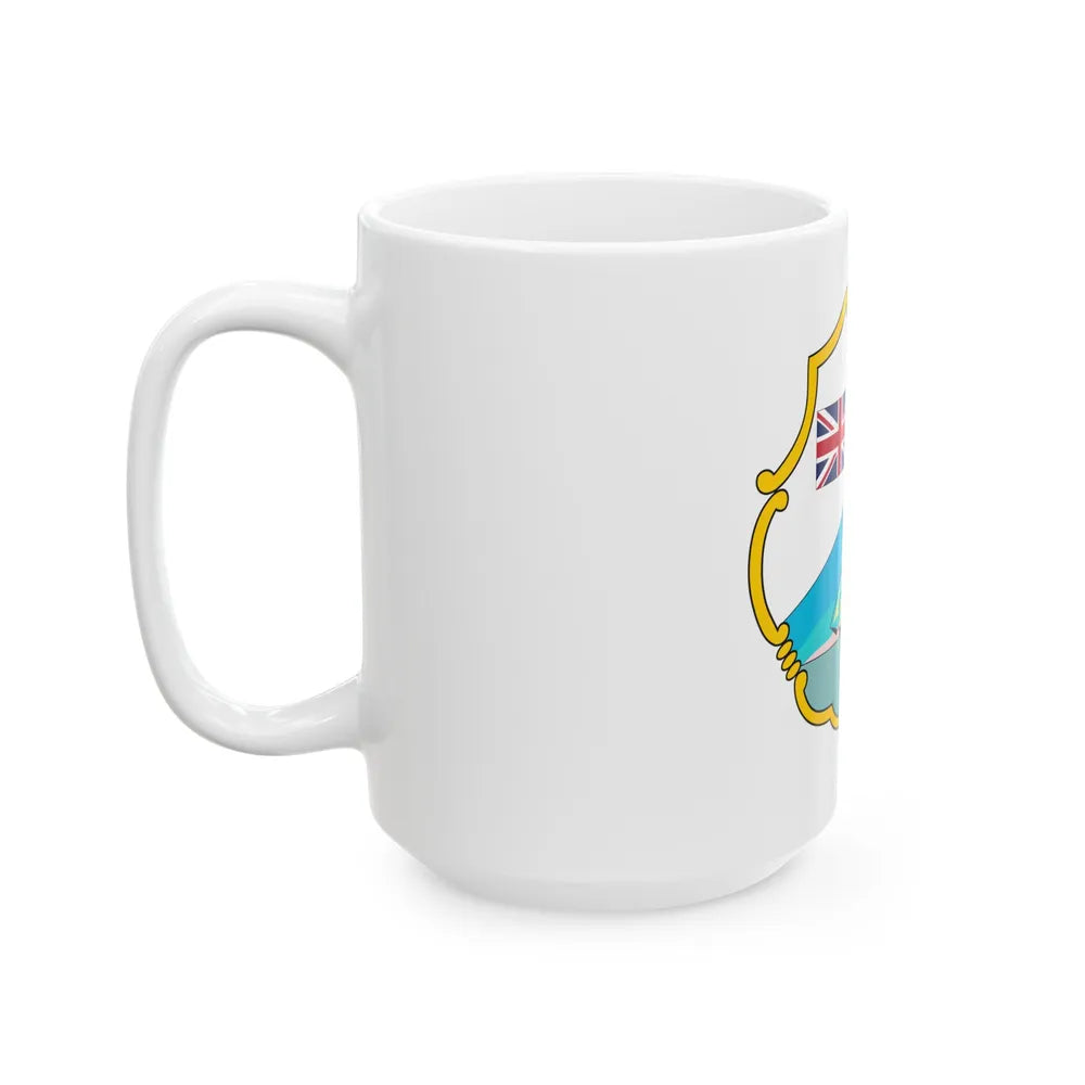 Coat of arms of British Honduras (1819-1907) - White Coffee Mug-Go Mug Yourself