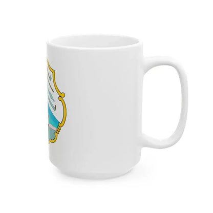 Coat of arms of British Honduras (1819-1907) - White Coffee Mug - Go Mug Yourself