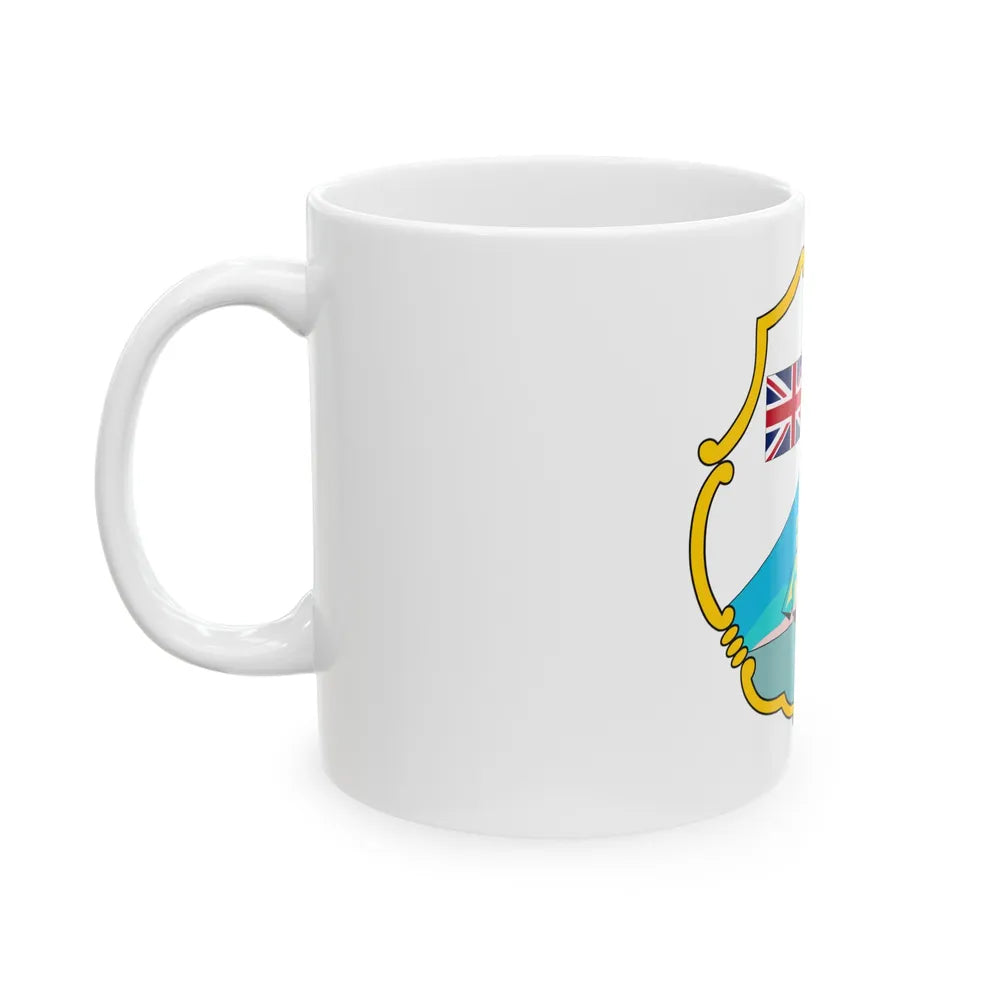 Coat of arms of British Honduras (1819-1907) - White Coffee Mug-Go Mug Yourself