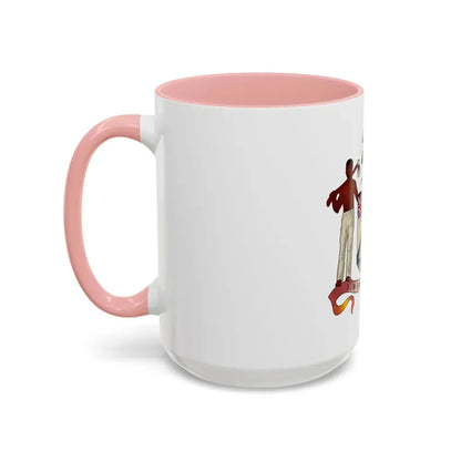 Coat of arms of British Honduras (1907-1967) - Accent Coffee Mug - Go Mug Yourself
