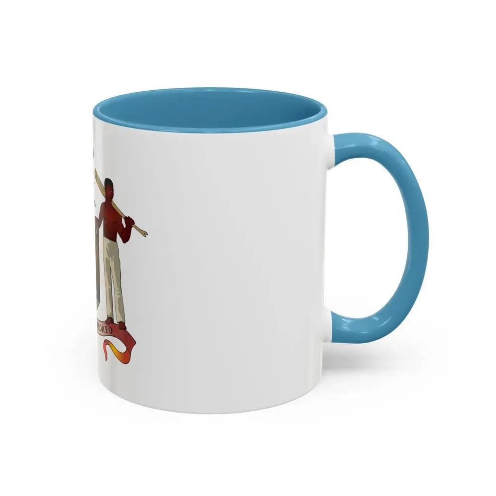 Coat of arms of British Honduras (1907-1967) - Accent Coffee Mug - Go Mug Yourself