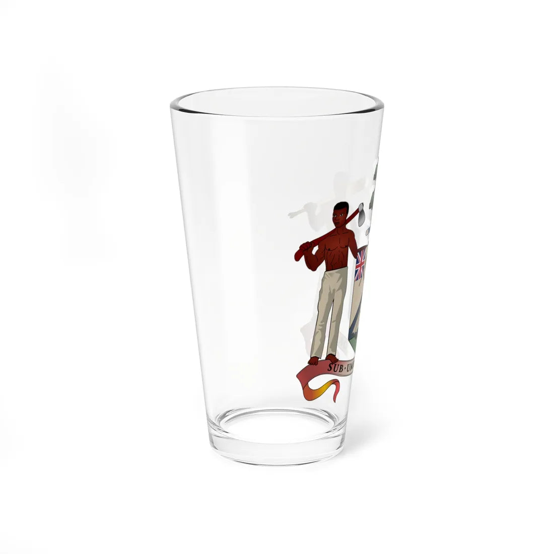Coat of arms of British Honduras 1907-1967 (Belize) (Coat of Arms) Pint Glass 16oz - Go Mug Yourself