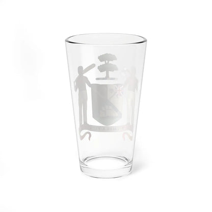 Coat of arms of British Honduras 1907-1967 (Belize) (Coat of Arms) Pint Glass 16oz - Go Mug Yourself