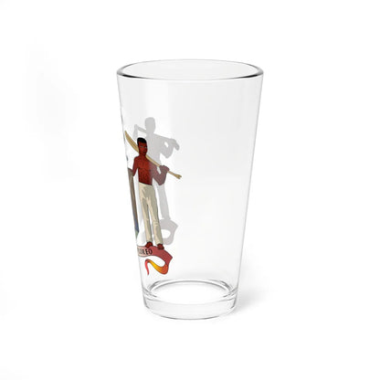 Coat of arms of British Honduras 1907-1967 (Belize) (Coat of Arms) Pint Glass 16oz - Go Mug Yourself
